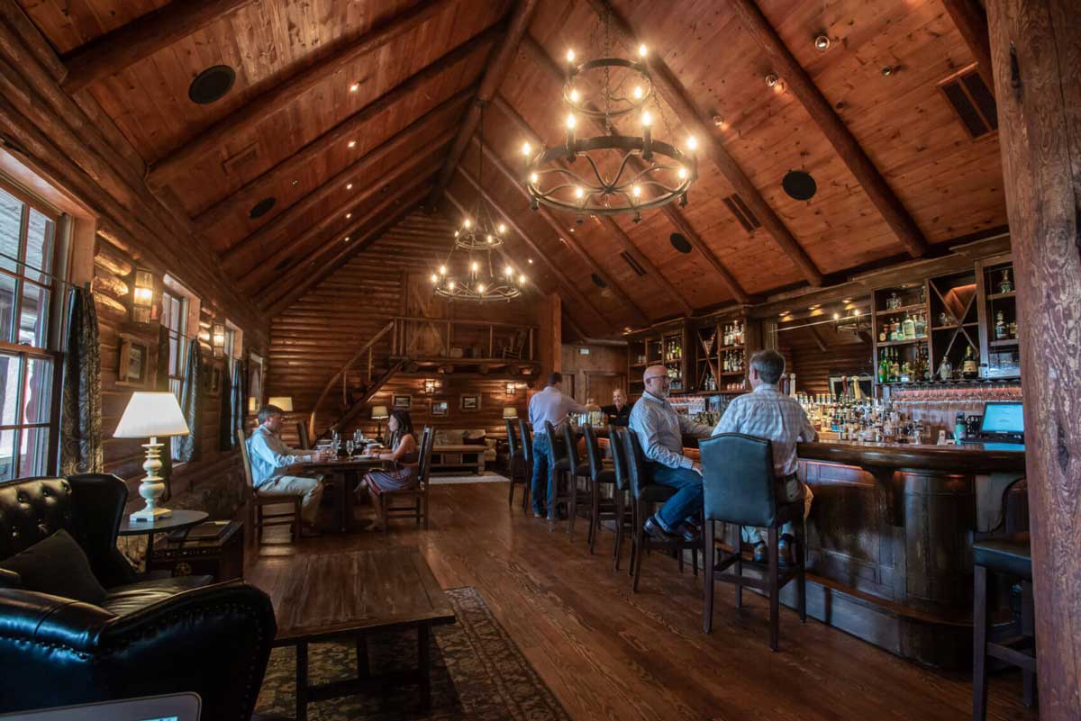 Dining room at the Ranch House Saloon