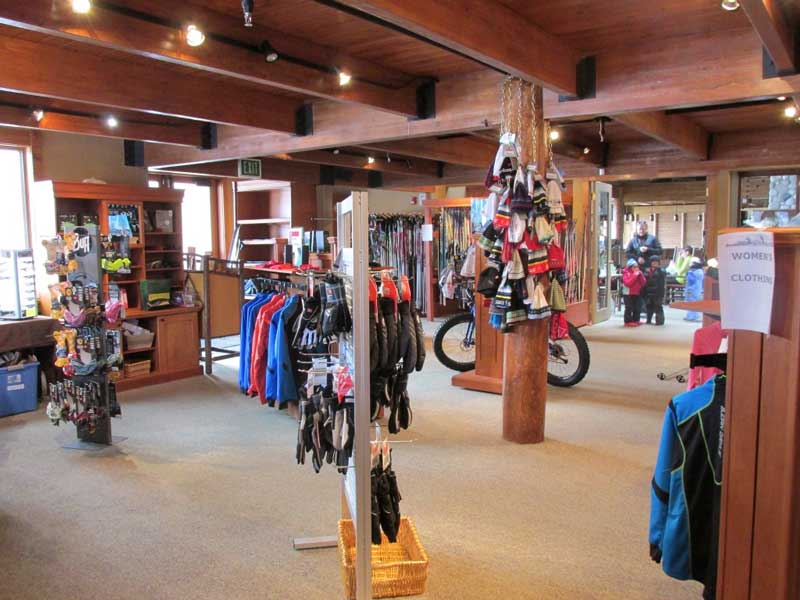 The retail shop at Gold Run Nordic Center