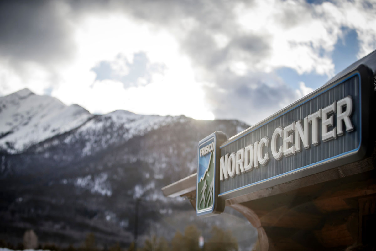 Frisco Nordic Center sign